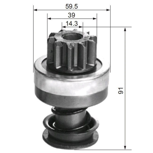 Inertia Drive Starter